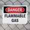 Signmission Flammable Gas Danger Sign, Plastic, 14in W x 10in L, 2PK OS-2PACK-DS-P-1014-L-1234 - alternate 5